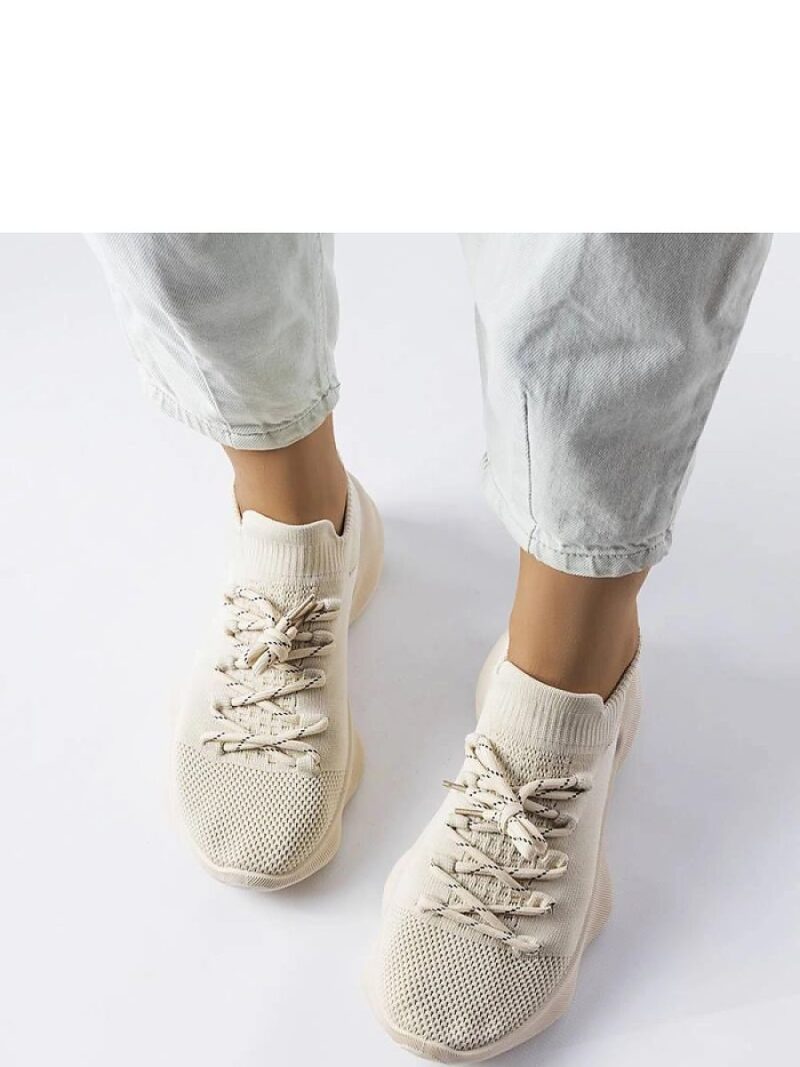 Beżowe buty sportowe damskie Côté - Solea - obrazek 3