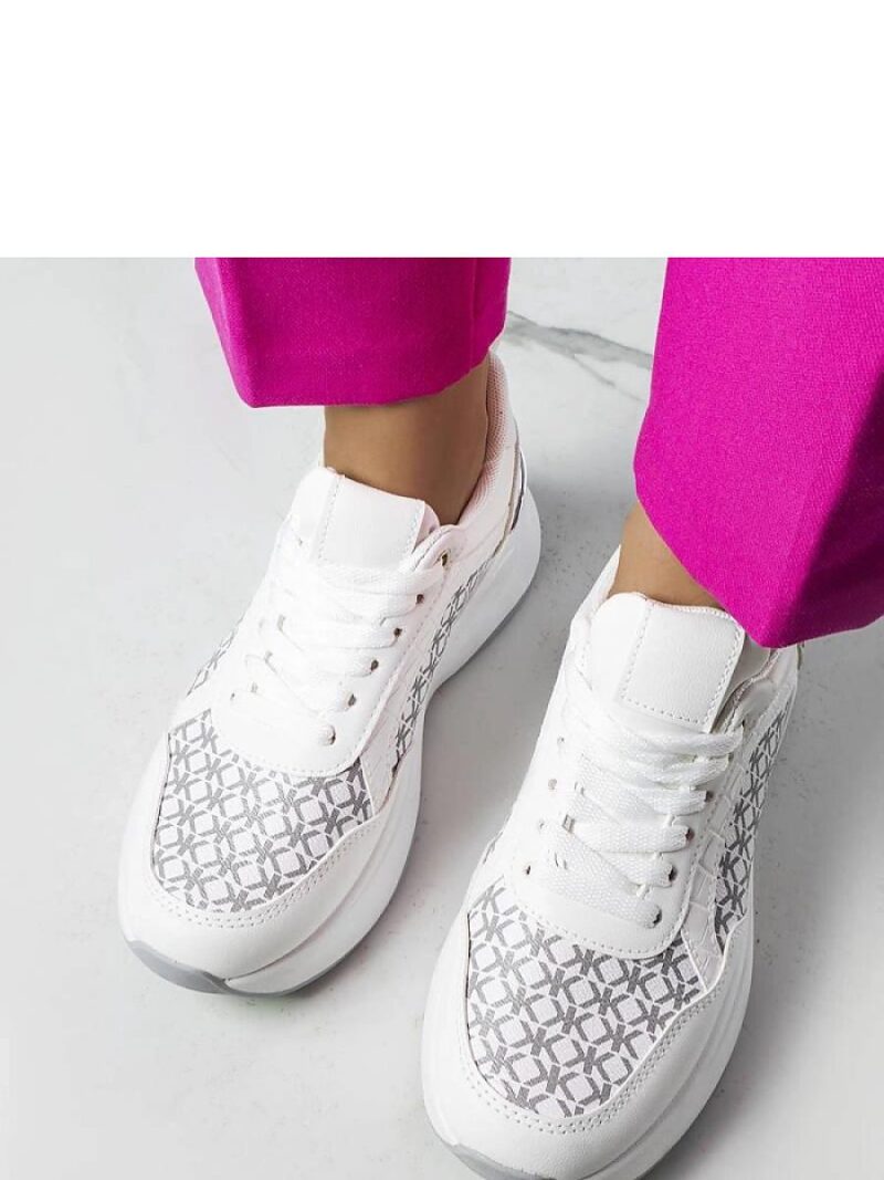 Białe sneakersy z monogramem Margie - Solea - obrazek 3