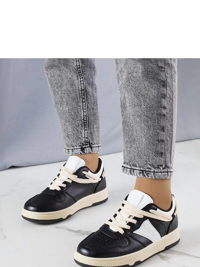 Czarne damskie sneakersy Marcella - Solea