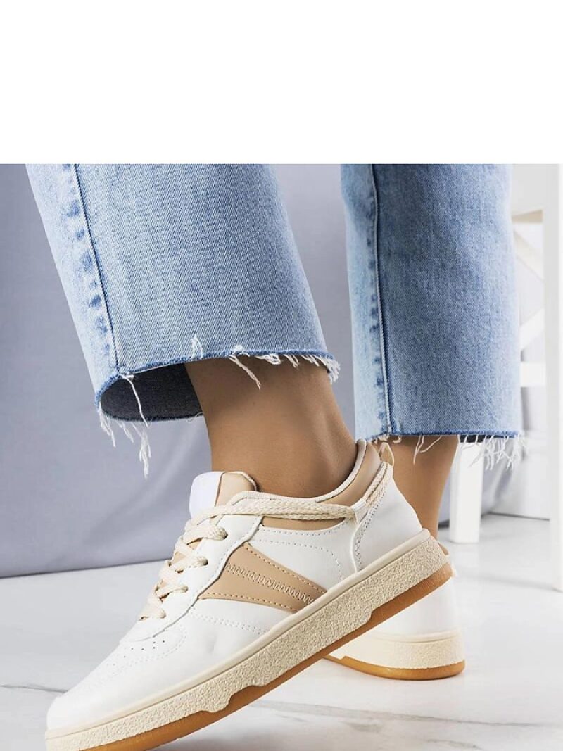 Beżowe damskie sneakersy Marcella - Solea - obrazek 2
