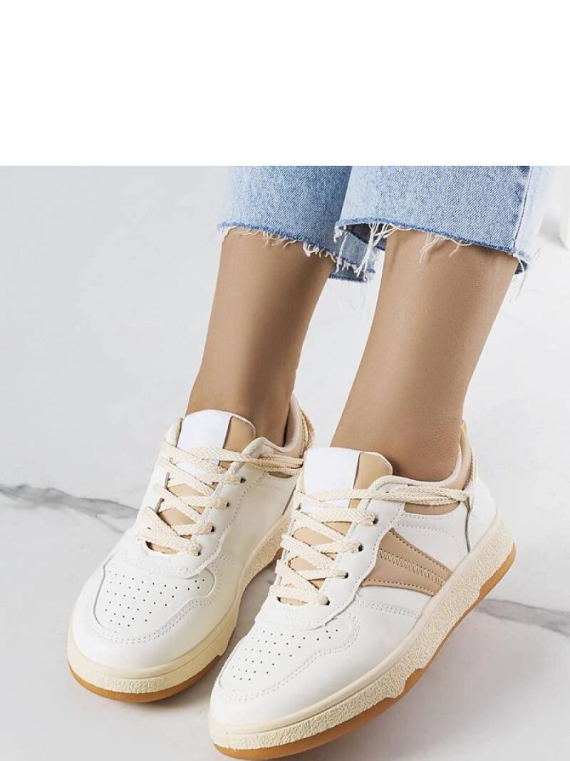Beżowe damskie sneakersy Marcella - Solea - obrazek 3