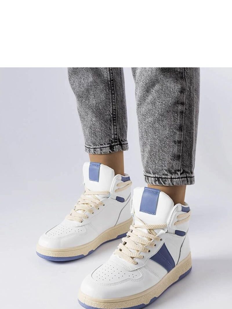 Niebieskie sneakersy za kostkę Robin - Solea