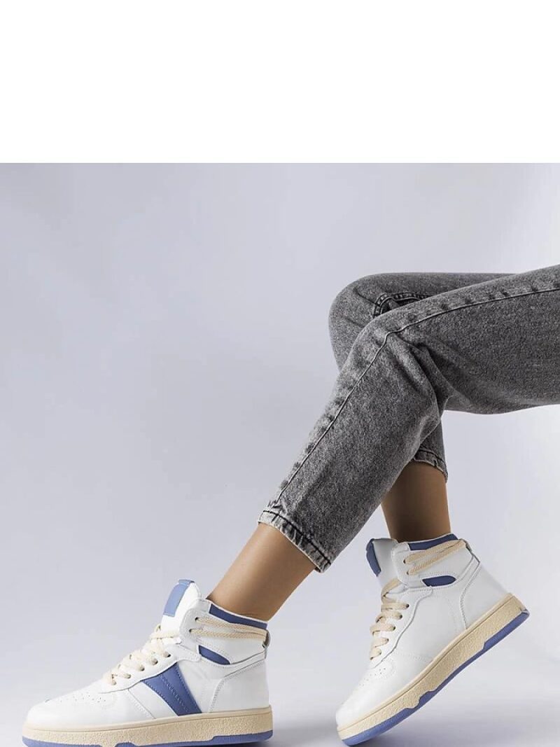 Niebieskie sneakersy za kostkę Robin - Solea - obrazek 2