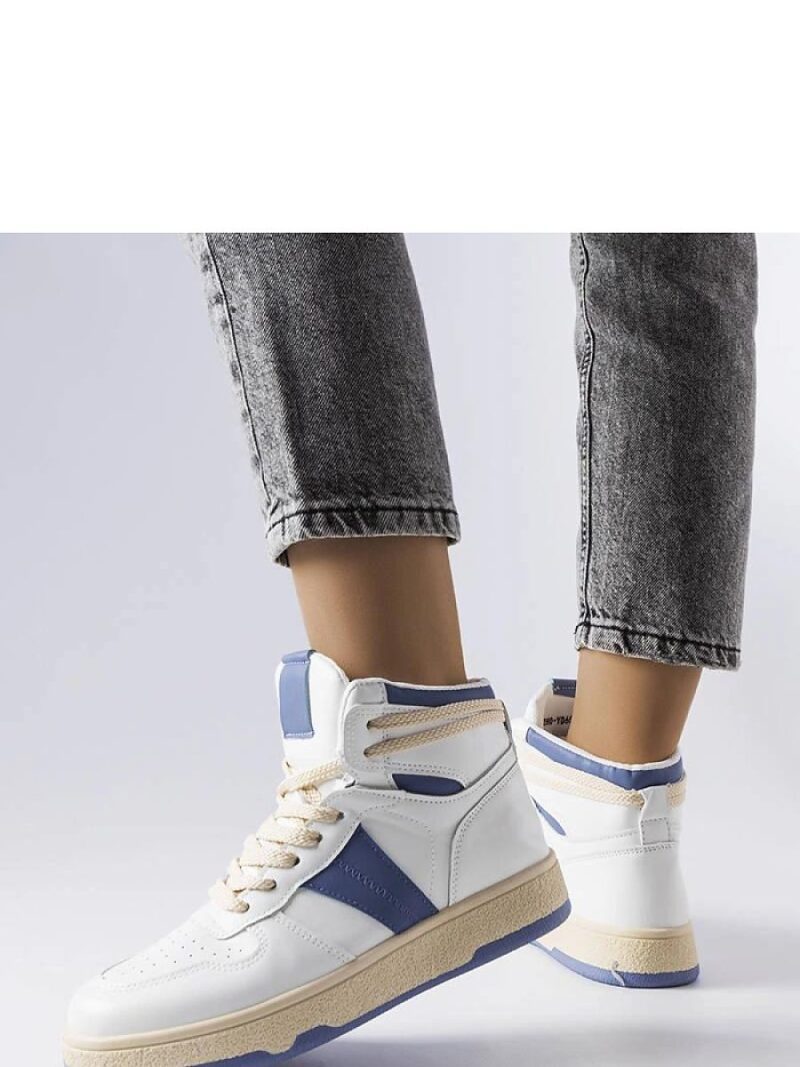 Niebieskie sneakersy za kostkę Robin - Solea - obrazek 3