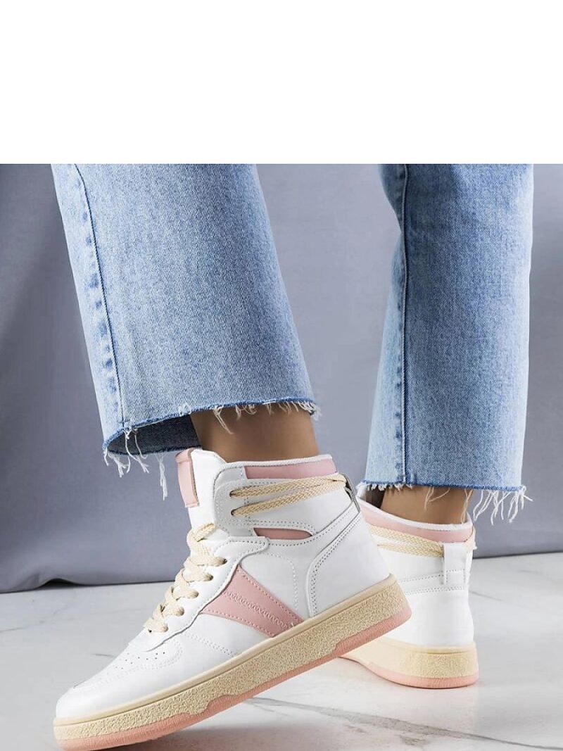 Różowe sneakersy za kostkę Robin - Solea