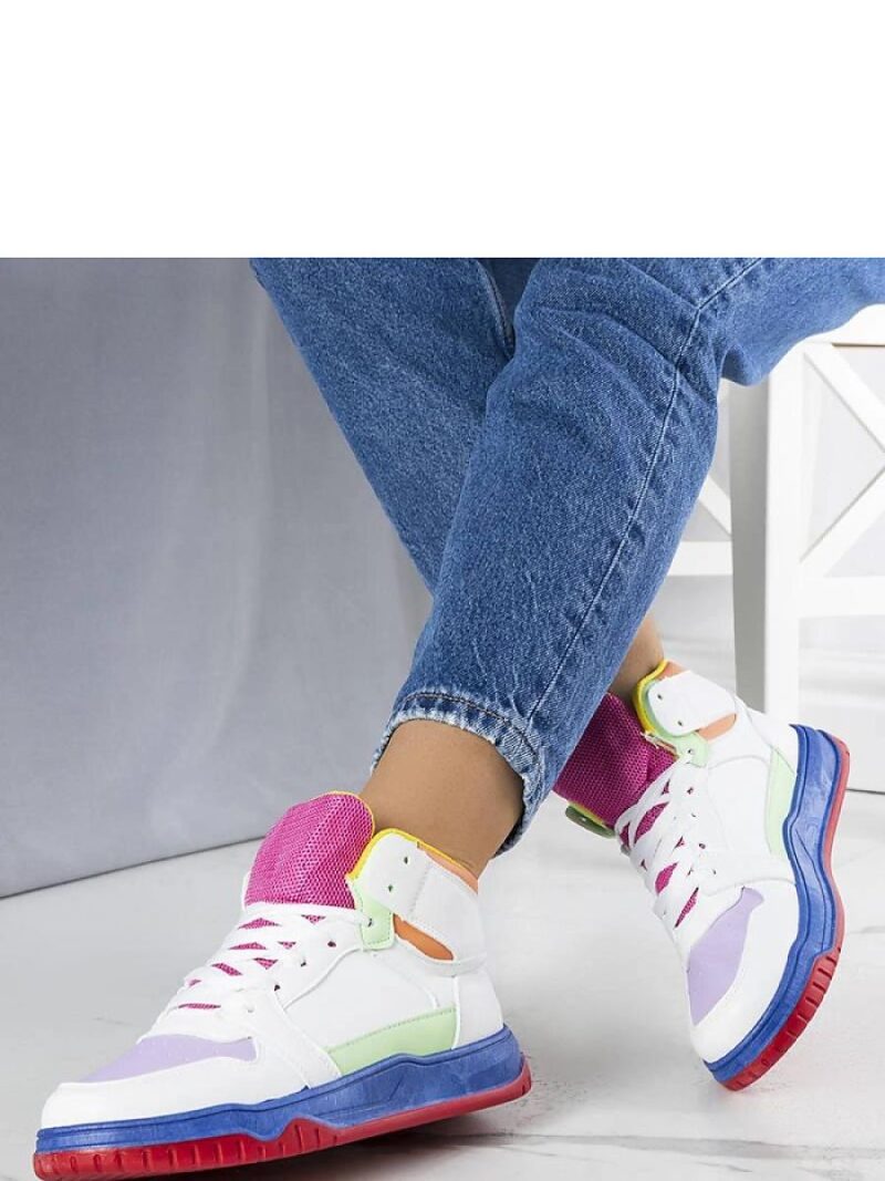 Kolorowe sneakersy za kostkę Elizabeth - Solea - obrazek 2