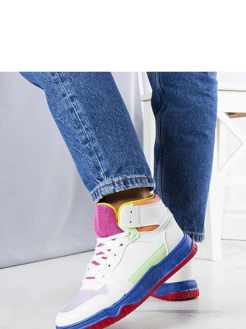 Kolorowe sneakersy za kostkę Elizabeth - Solea - obrazek 3