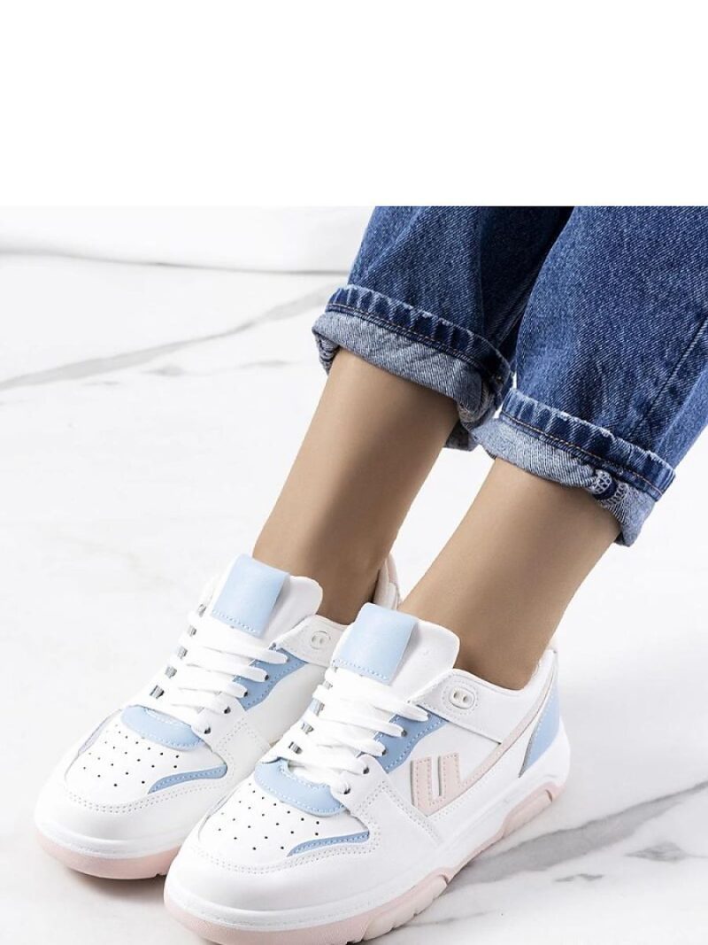 Białe sneakersy damskie  Arsan - Solea - obrazek 2