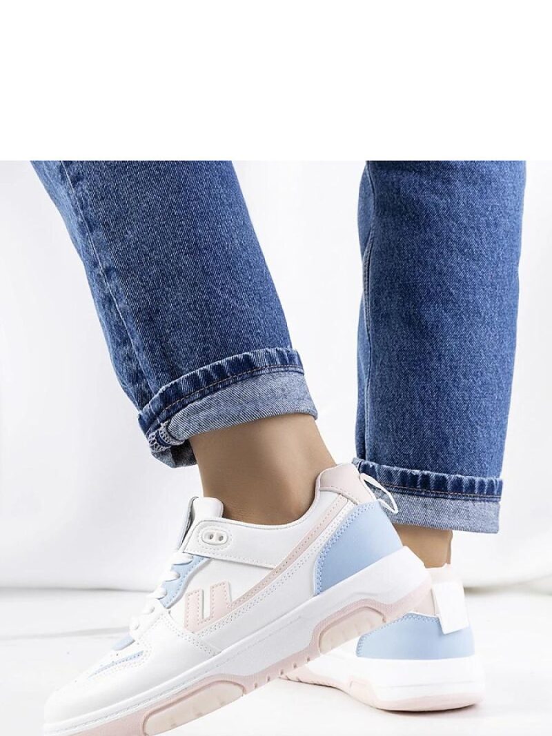 Białe sneakersy damskie  Arsan - Solea - obrazek 3