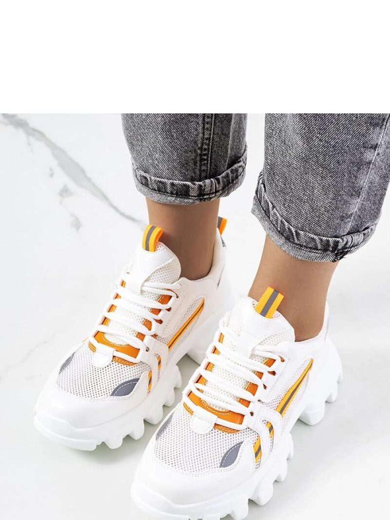 Białe sneakersy damskie Bernier - Solea - obrazek 2