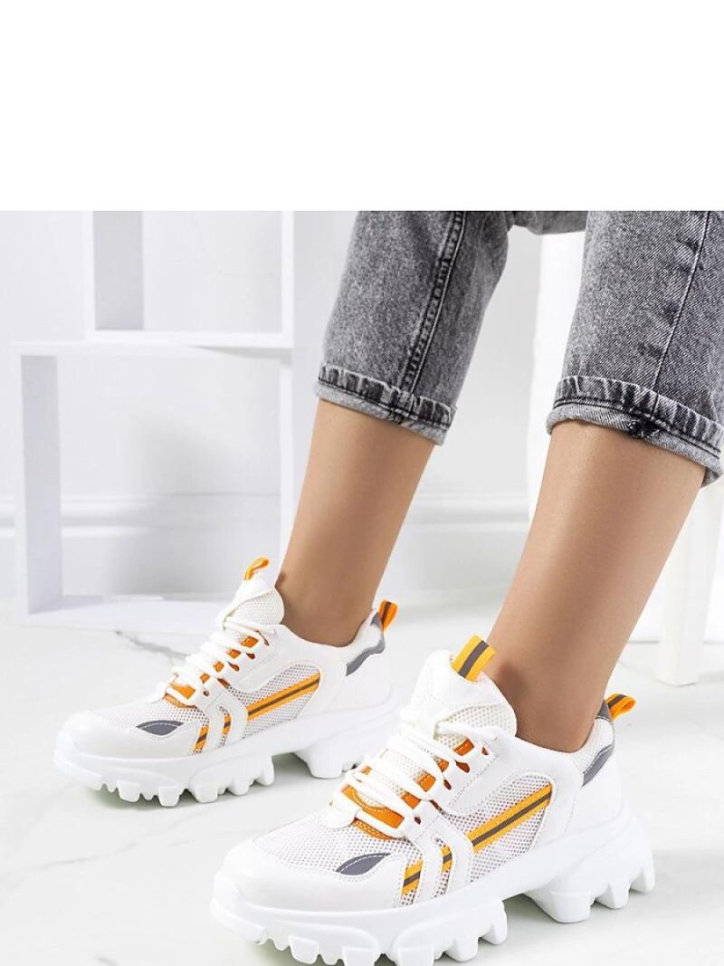Białe sneakersy damskie Bernier - Solea - obrazek 3