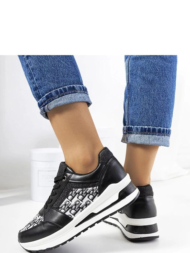 Czarne sneakersy Aloisia - Solea - obrazek 2