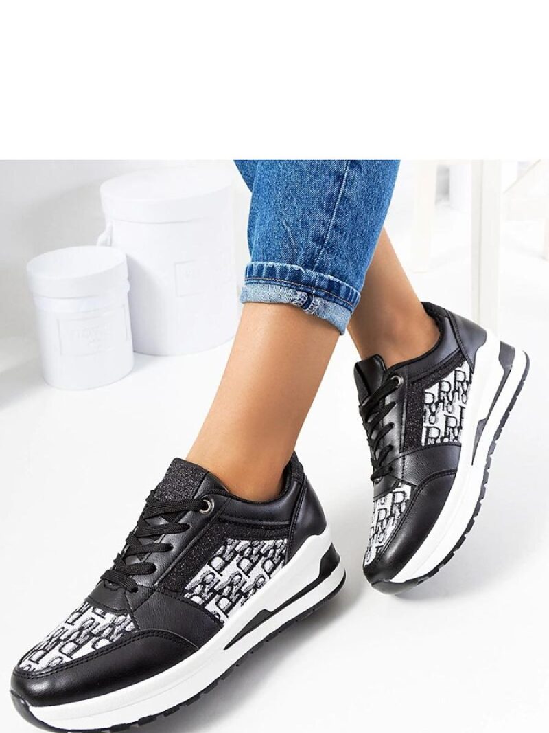 Czarne sneakersy Aloisia - Solea - obrazek 3