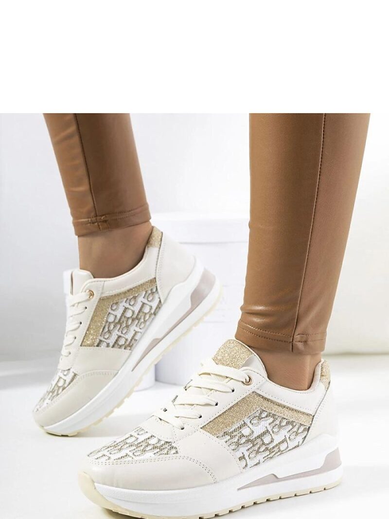 Beżowe sneakersy Aloisia - Solea - obrazek 2