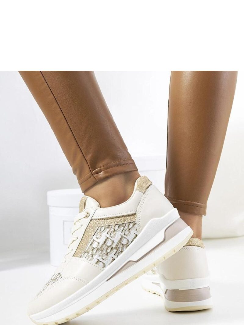 Beżowe sneakersy Aloisia - Solea - obrazek 3