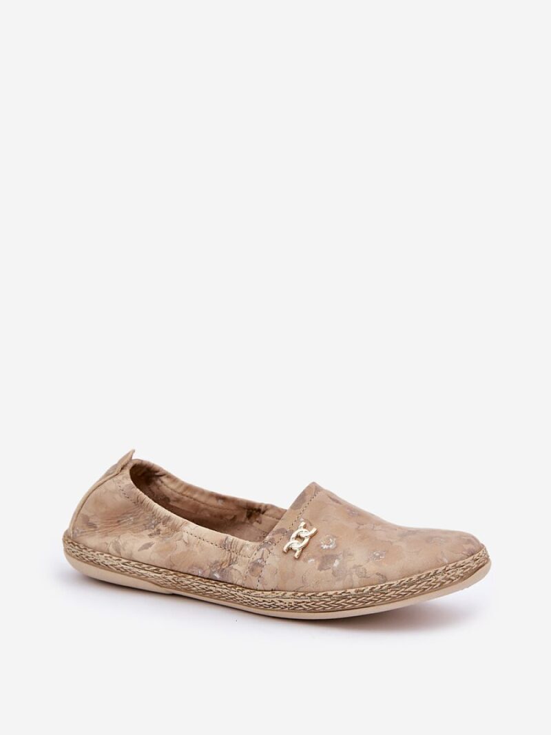 Espadryle Model Zazoo 10177 Beige - Step in style - obrazek 2