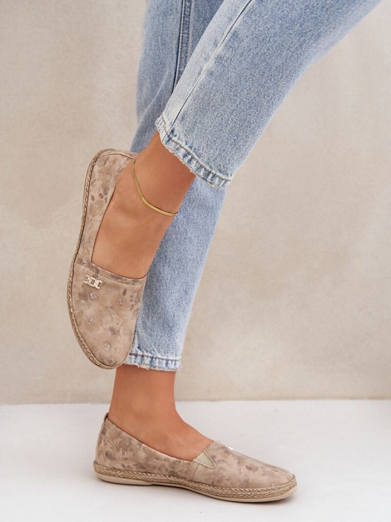 Espadryle Model Zazoo 10177 Beige - Step in style - obrazek 3