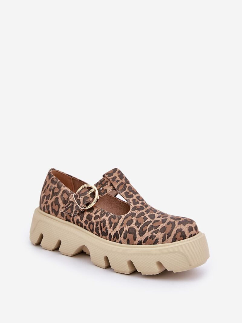 Półbuty Model Zazoo 20183 Brown - Step in style - obrazek 2