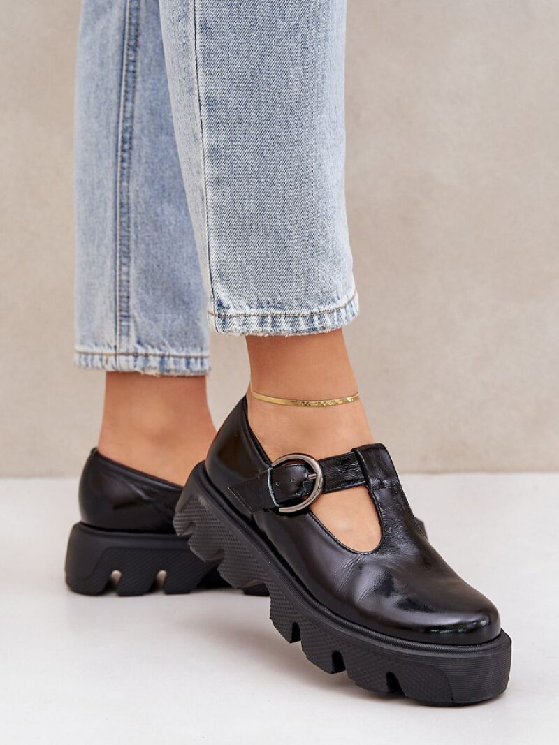 Półbuty Model Zazoo 20183 Black - Step in style - obrazek 3