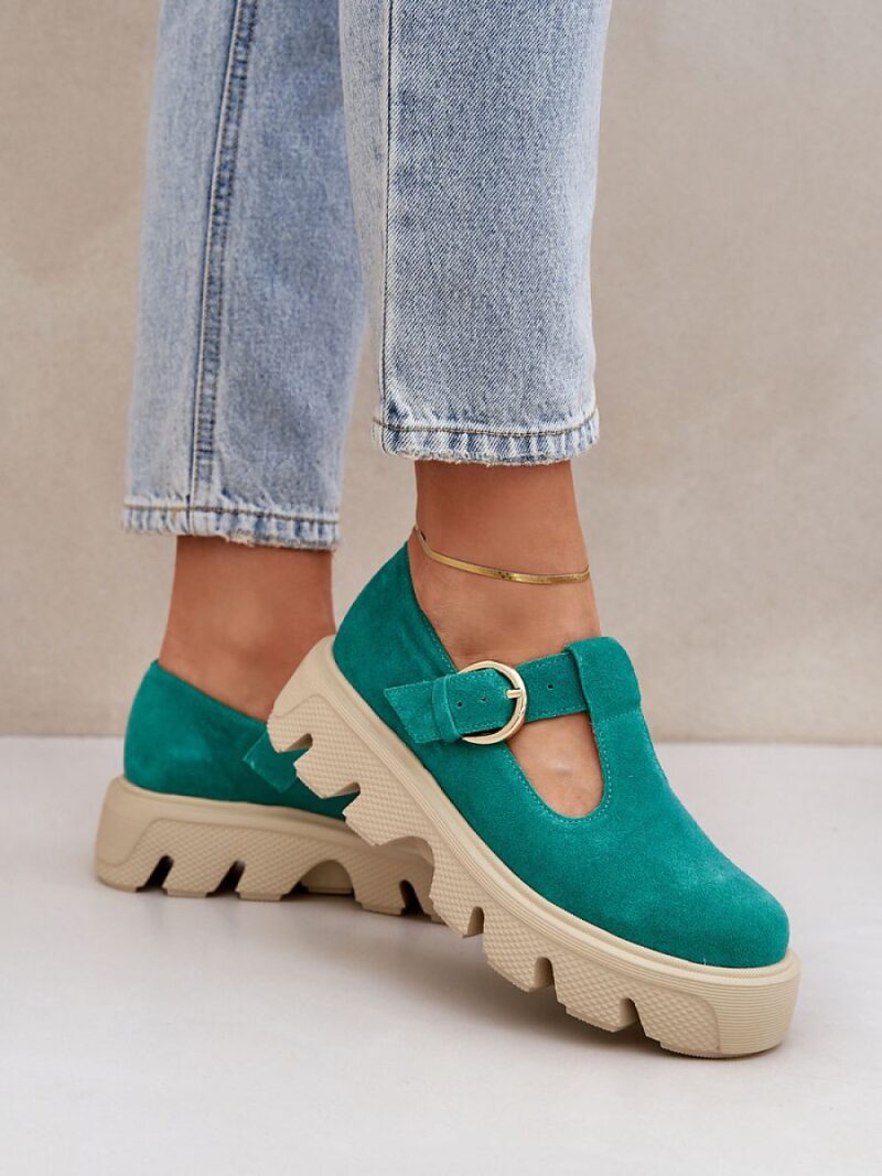 Półbuty Model Zazoo 20183 Green - Step in style - obrazek 3
