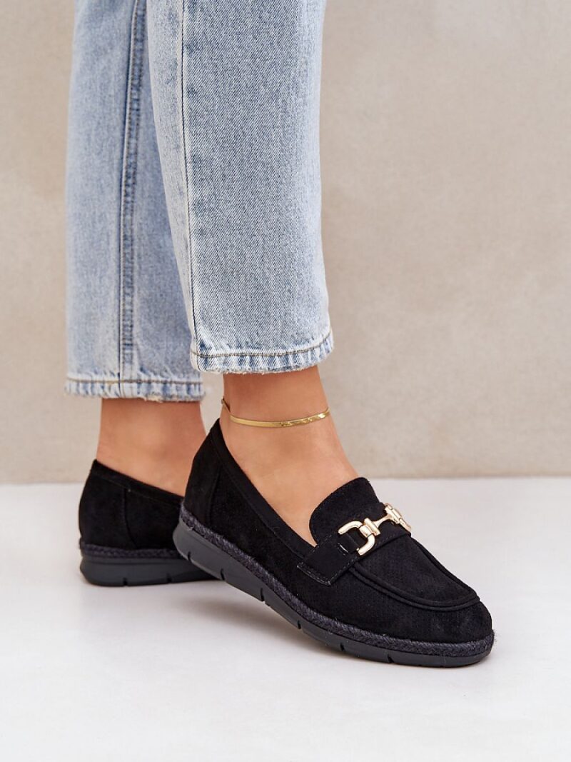 Mokasyny Model Lainer C-426 Black - Step in style