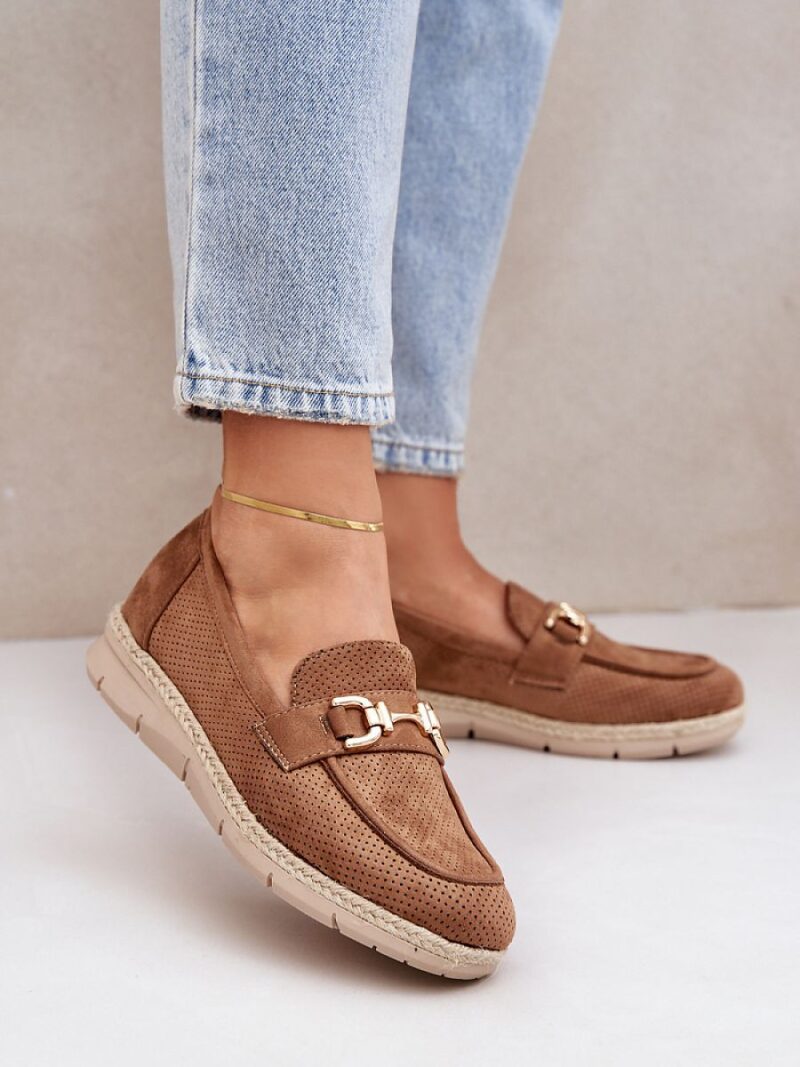 Mokasyny Model Lainer C-426 Brown - Step in style