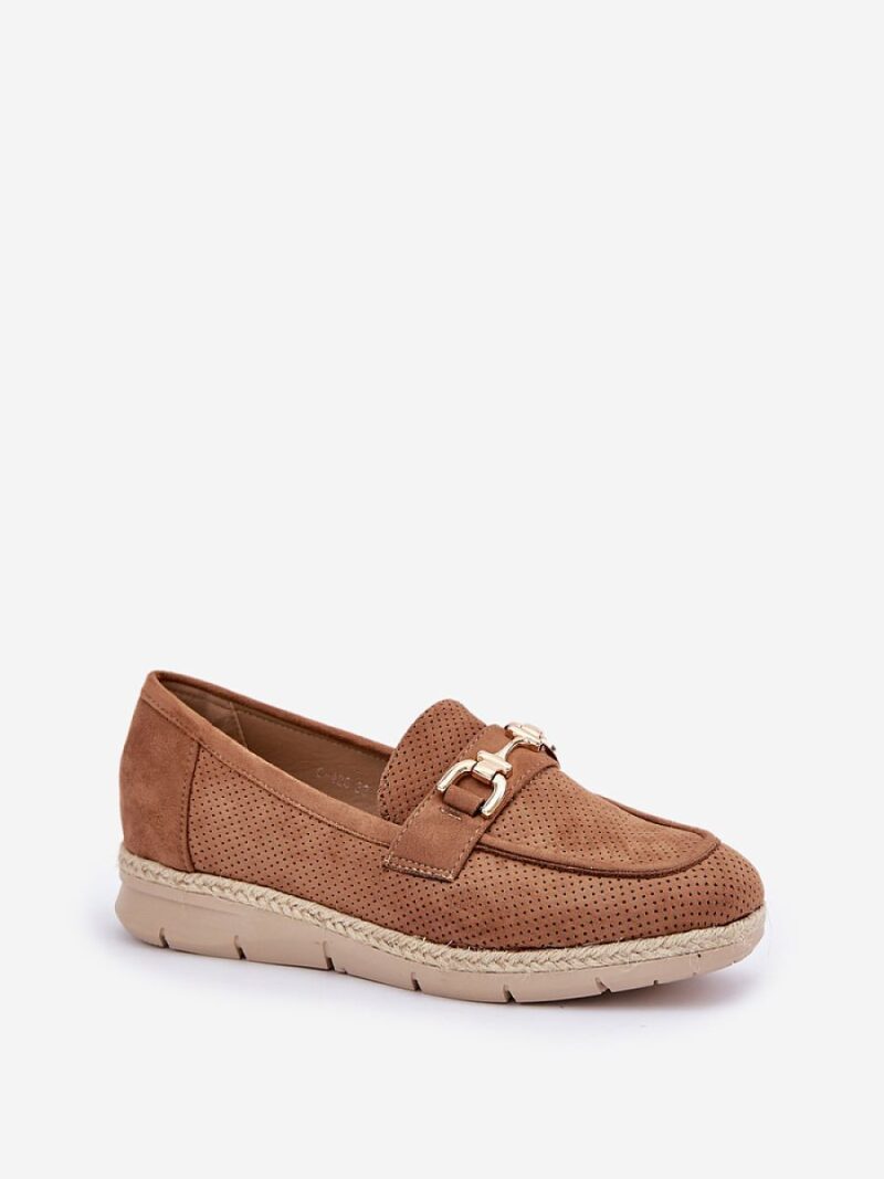Mokasyny Model Lainer C-426 Brown - Step in style - obrazek 2