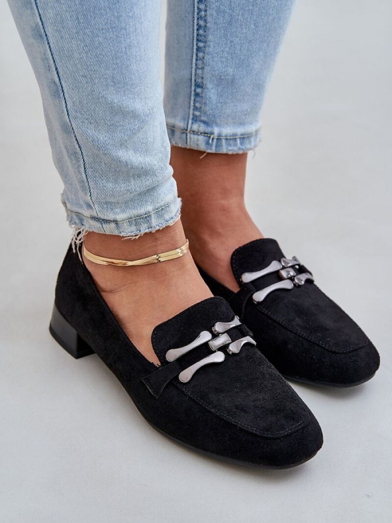 Mokasyny Model Pillitha ASA268-4 Black - Step in style