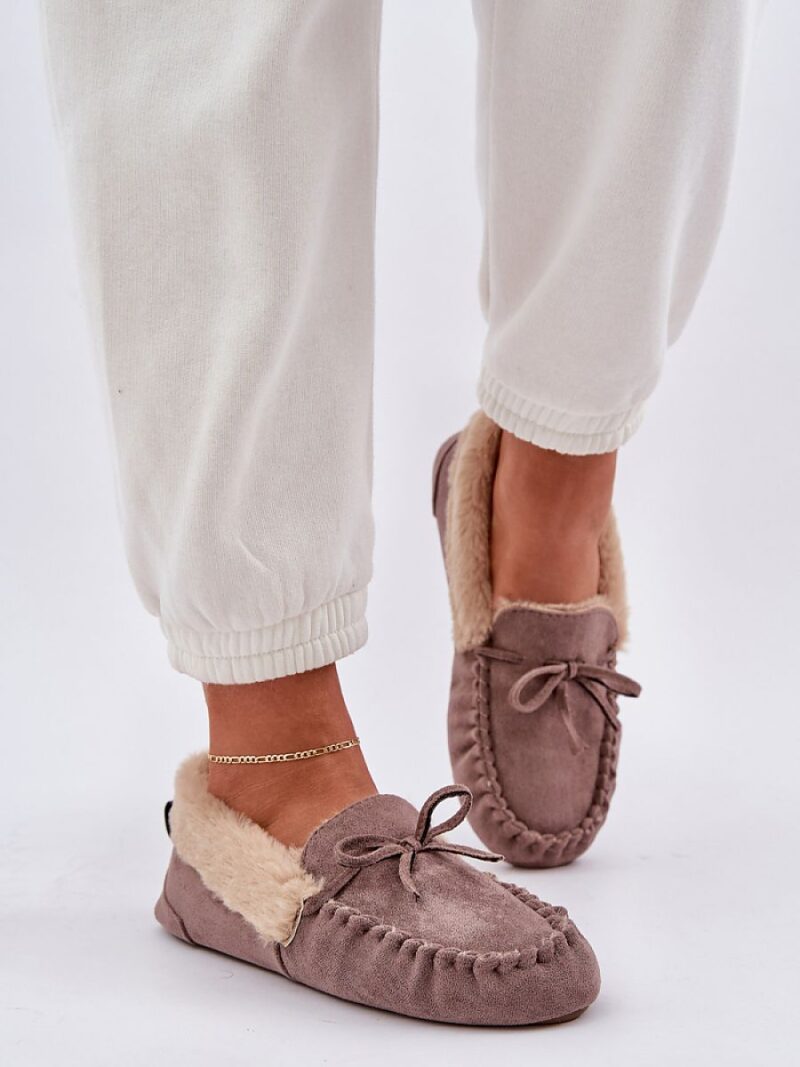 Kapcie Model Kleogoria MD1037-7 Dark Beige - Step in style