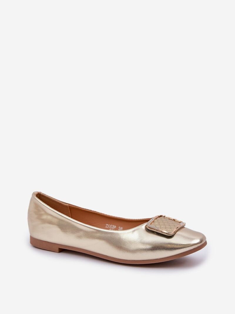 Baleriny Model Tulnelia ZA62P Gold - Step in style - obrazek 2