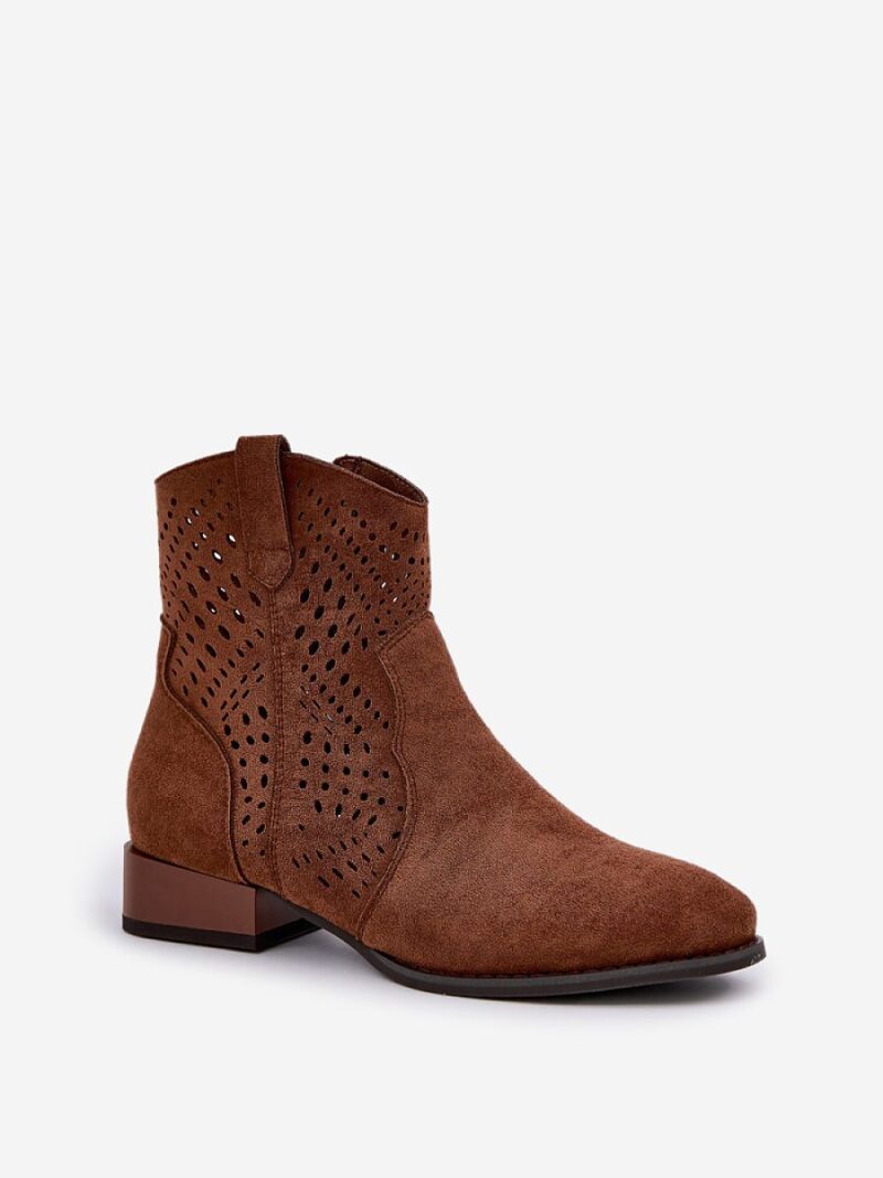 Botki Model Neliawen ASA197-30 Brown - Step in style - obrazek 2