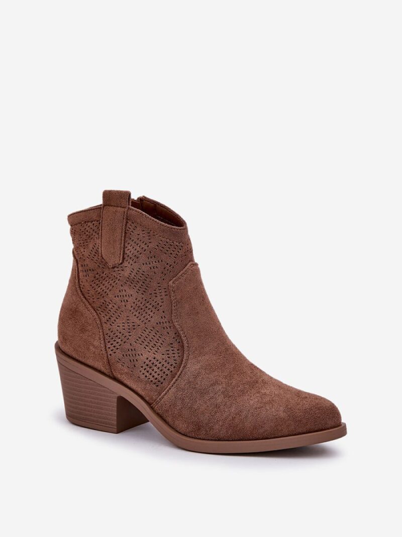 Botki Model S.Barski HY51-061 Brown - Step in style - obrazek 2