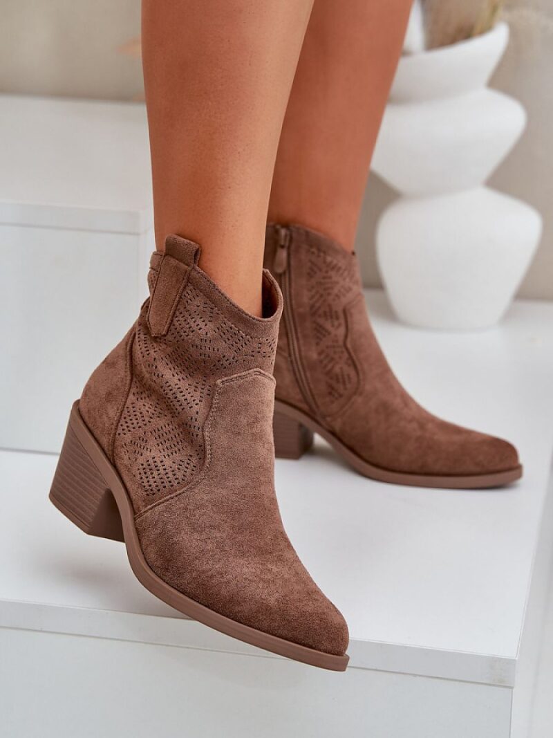 Botki Model S.Barski HY51-061 Brown - Step in style - obrazek 3