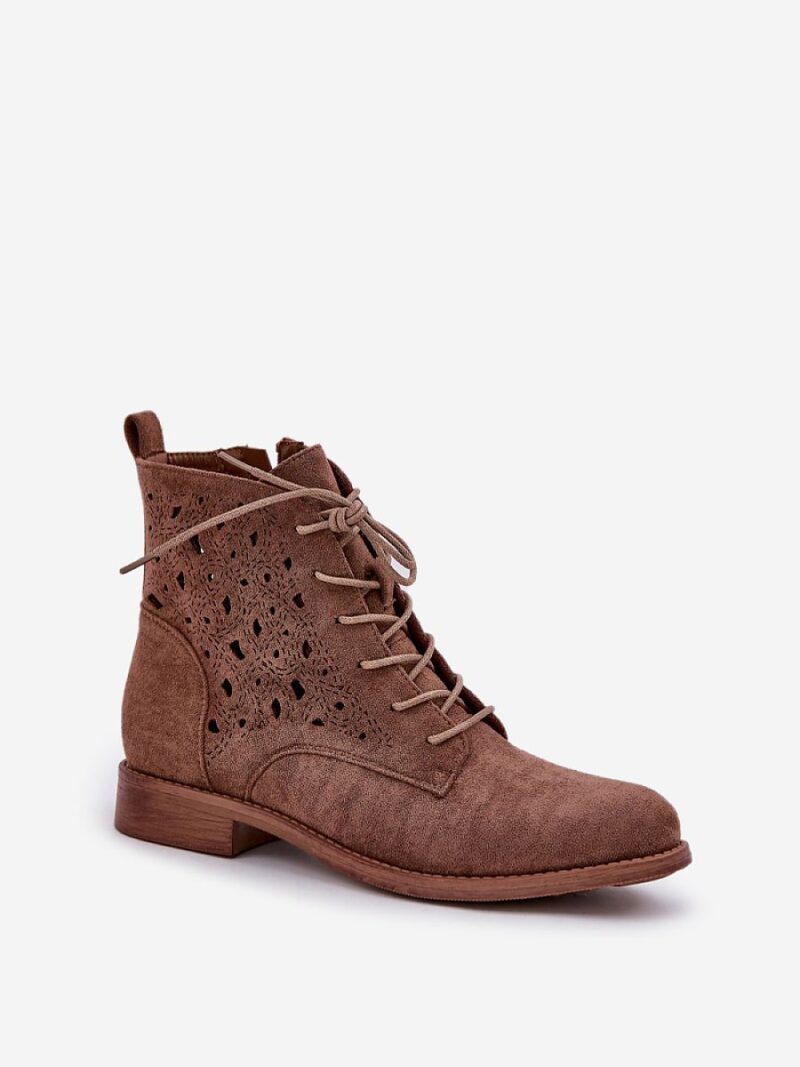 Botki Model S.Barski HY51-136 Brown - Step in style - obrazek 2