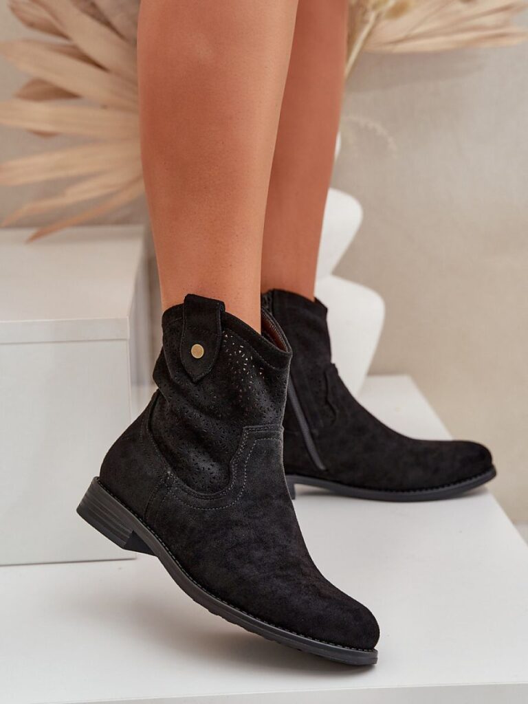 Botki Model S.Barski HY51-063 Black - Step in style
