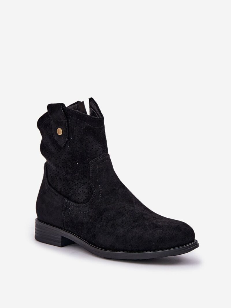 Botki Model S.Barski HY51-063 Black - Step in style - obrazek 2