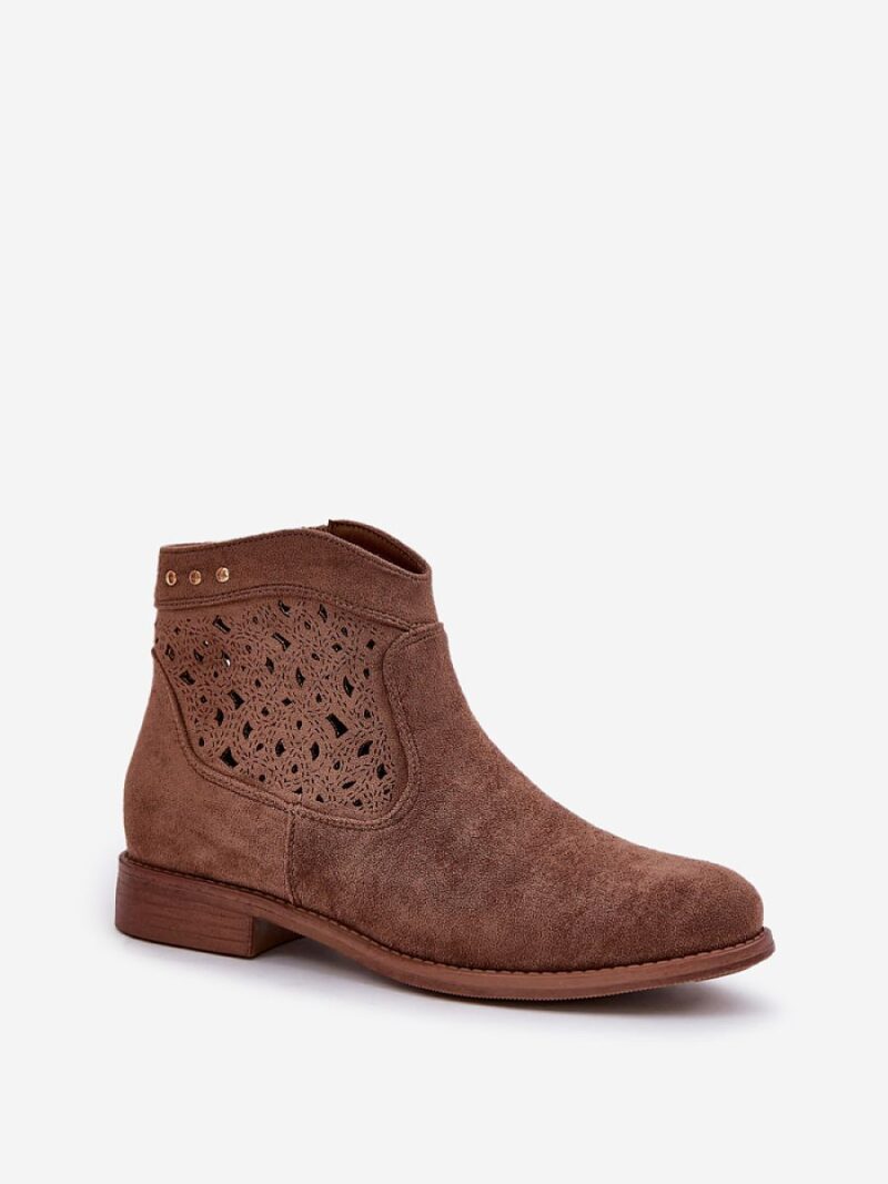 Botki Model S.Barski HY51-113 Brown - Step in style - obrazek 2