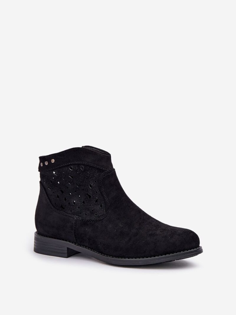 Botki Model S.Barski HY51-113 Black - Step in style - obrazek 2