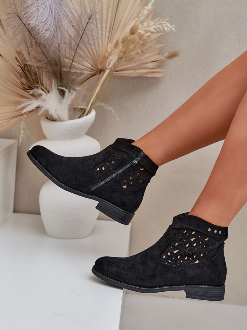 Botki Model S.Barski HY51-113 Black - Step in style - obrazek 3