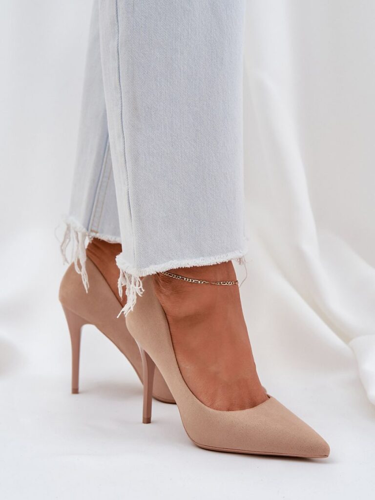 Szpilki Model Navinda LE113P Beige - Step in style