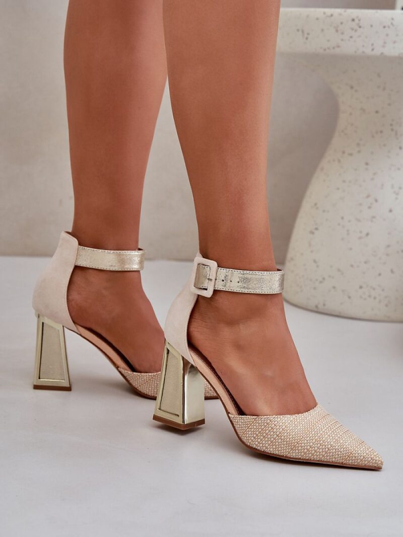 Sandały Model Gekkaria M389 Gold - Step in style