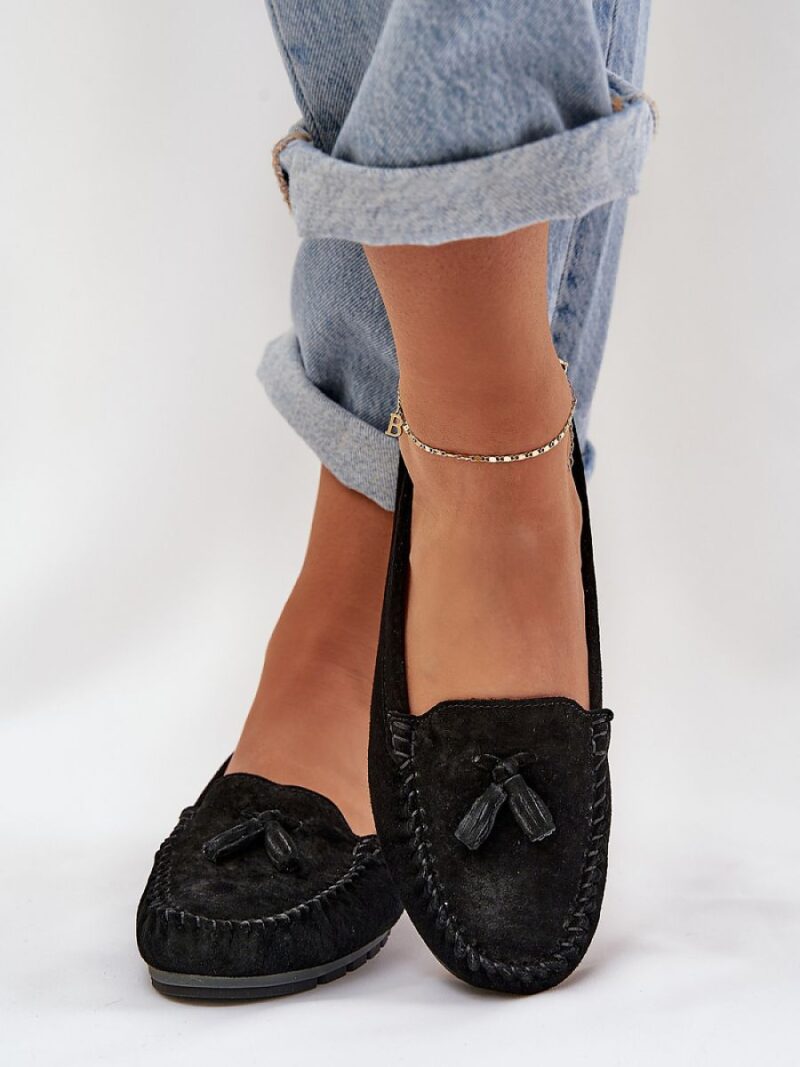 Mokasyny Model S.Barski LR51-548 Black - Step in style