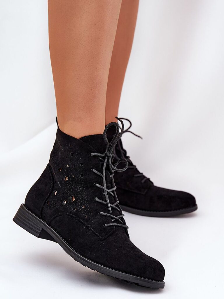 Botki Model S.Barski HY51-136 Black - Step in style