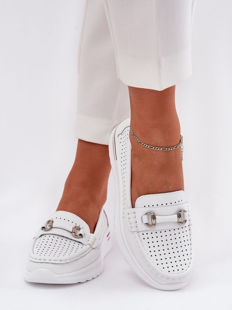 Baleriny Model Vinceza 95331 White - Step in style - obrazek 3