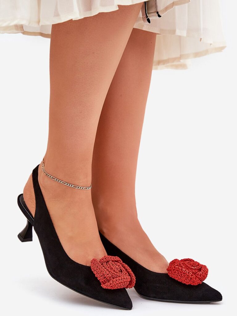 Czółenka Model CheBello 4666 Black - Step in style