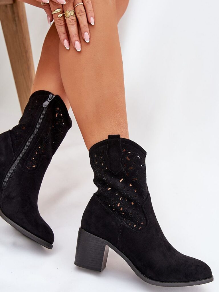 Botki Model S.Barski HY51-125 Black - Step in style