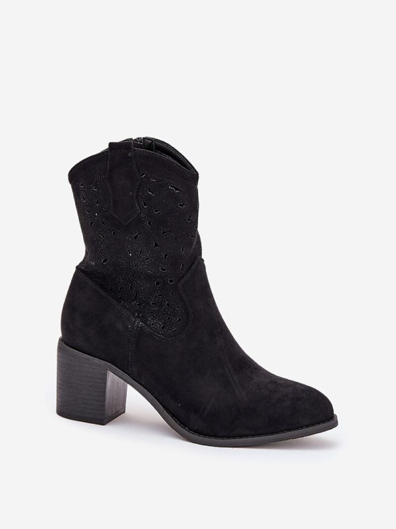 Botki Model S.Barski HY51-125 Black - Step in style - obrazek 2