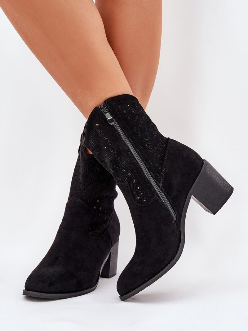 Botki Model S.Barski HY51-125 Black - Step in style - obrazek 3