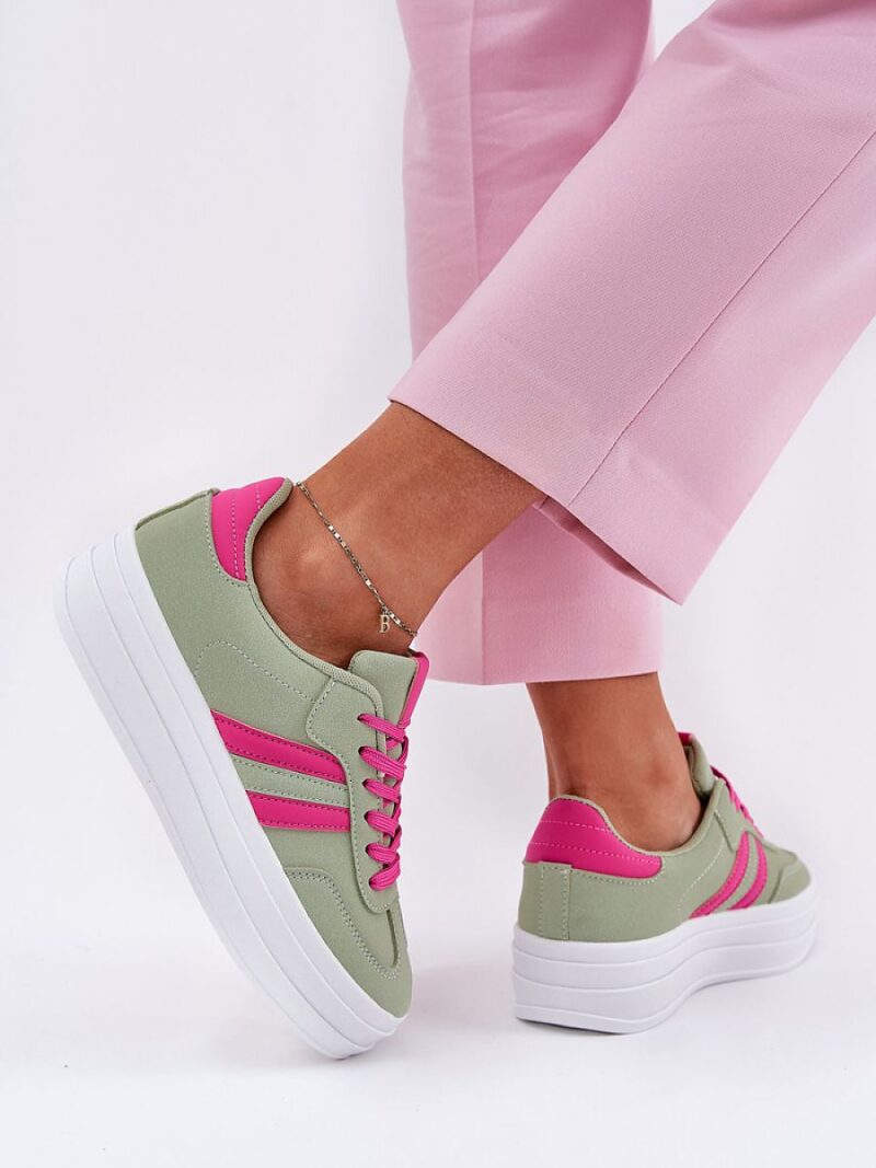 Buty Sportowe Model Silavia C2048-5 Green - Step in style - obrazek 3