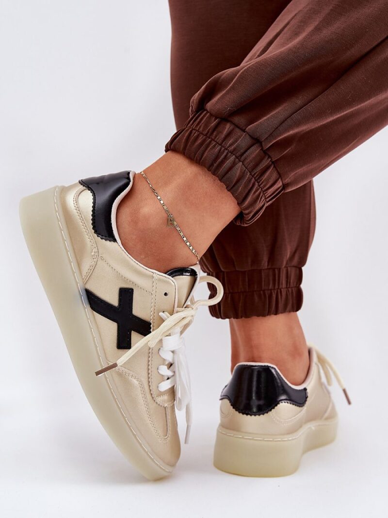 Buty Sportowe Model Zelevelis C2051-4 Gold - Step in style - obrazek 3